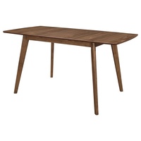Meneses 63-inch Extension Leaf Dining Table Natural Walnut