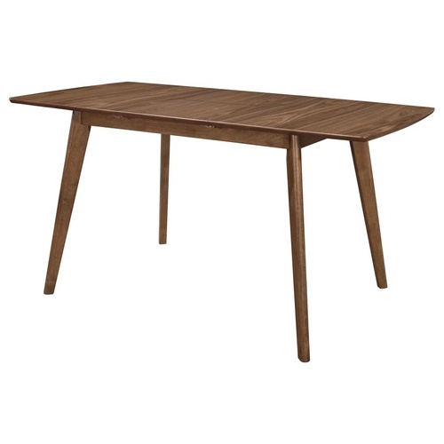 Used Meneses 63-inch Extension Leaf Dining Table Natural Walnut for sale on AptDeco