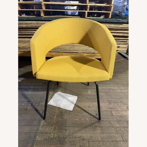 Used Source International Botte Yellow Fabric Armchair for sale on AptDeco
