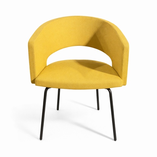 Used Source International Botte Yellow Fabric Armchair for sale on AptDeco