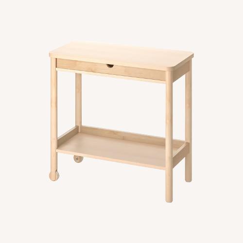 Used IKEA Natural Side Table for sale on AptDeco