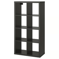 IKEA KALLAX Black Bookcase
