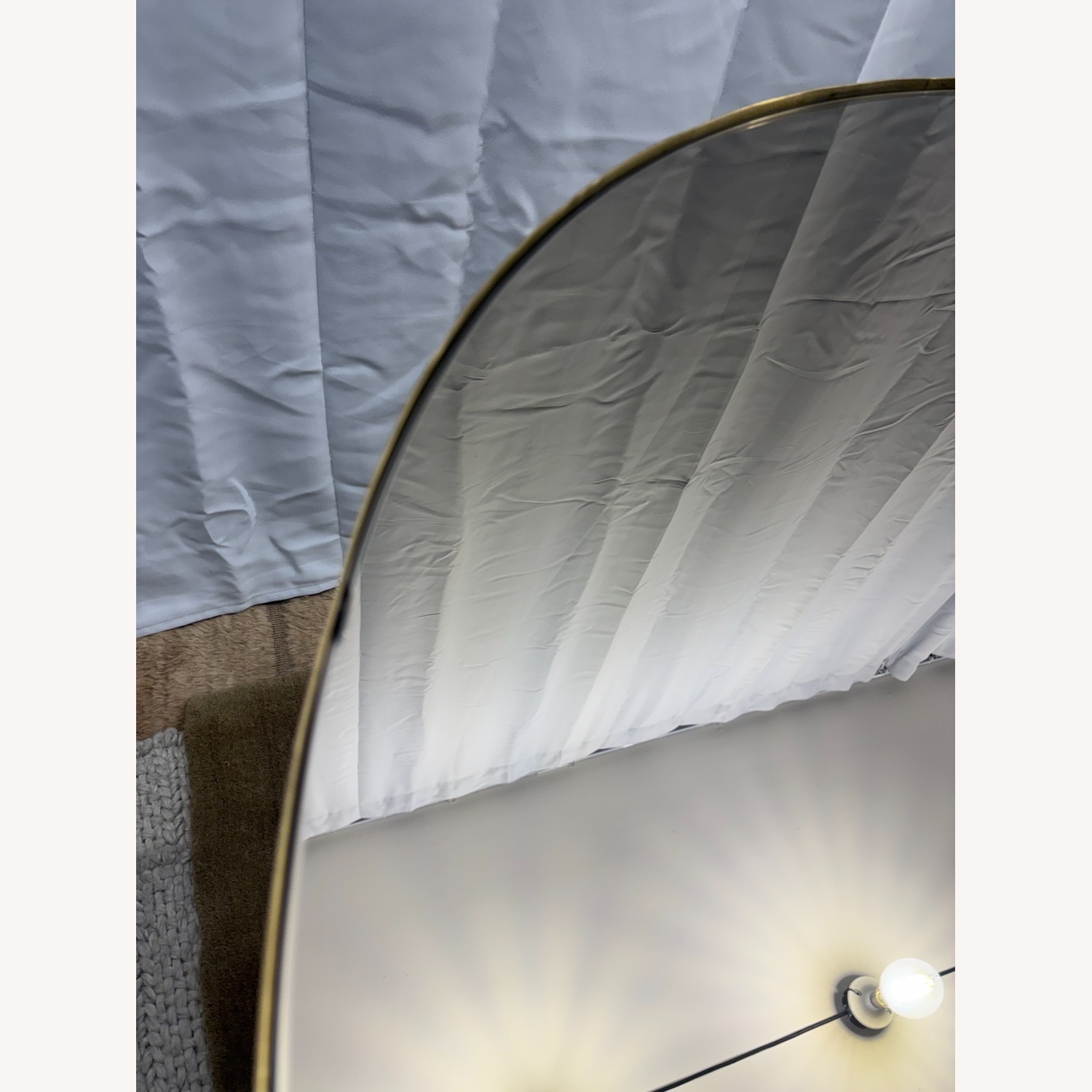 Arhaus Sculptural Stone Pedestal Table — 38" - image-6