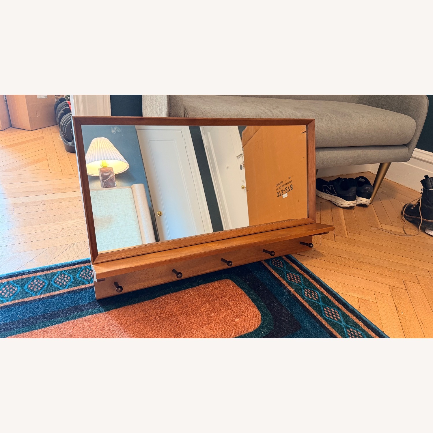 West Elm Mid-Century Entryway Wall Mirror - image-1