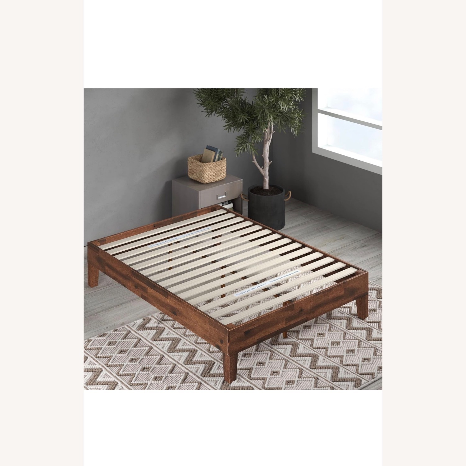Expresso Wood Queen Bed - image-1