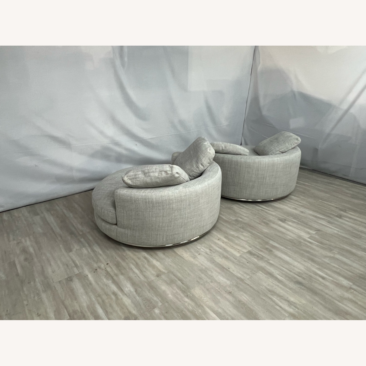 Castlery Hamilton Round Swivel Armchair Set - image-4