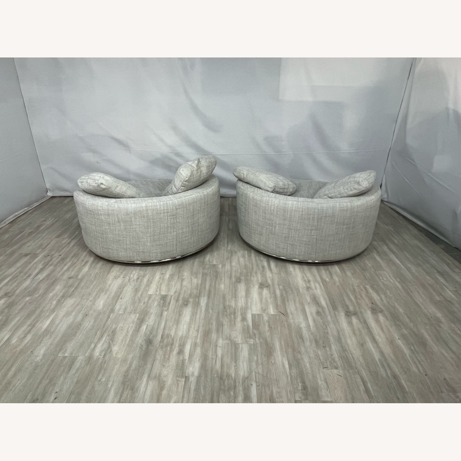 Castlery Hamilton Round Swivel Armchair Set - image-1