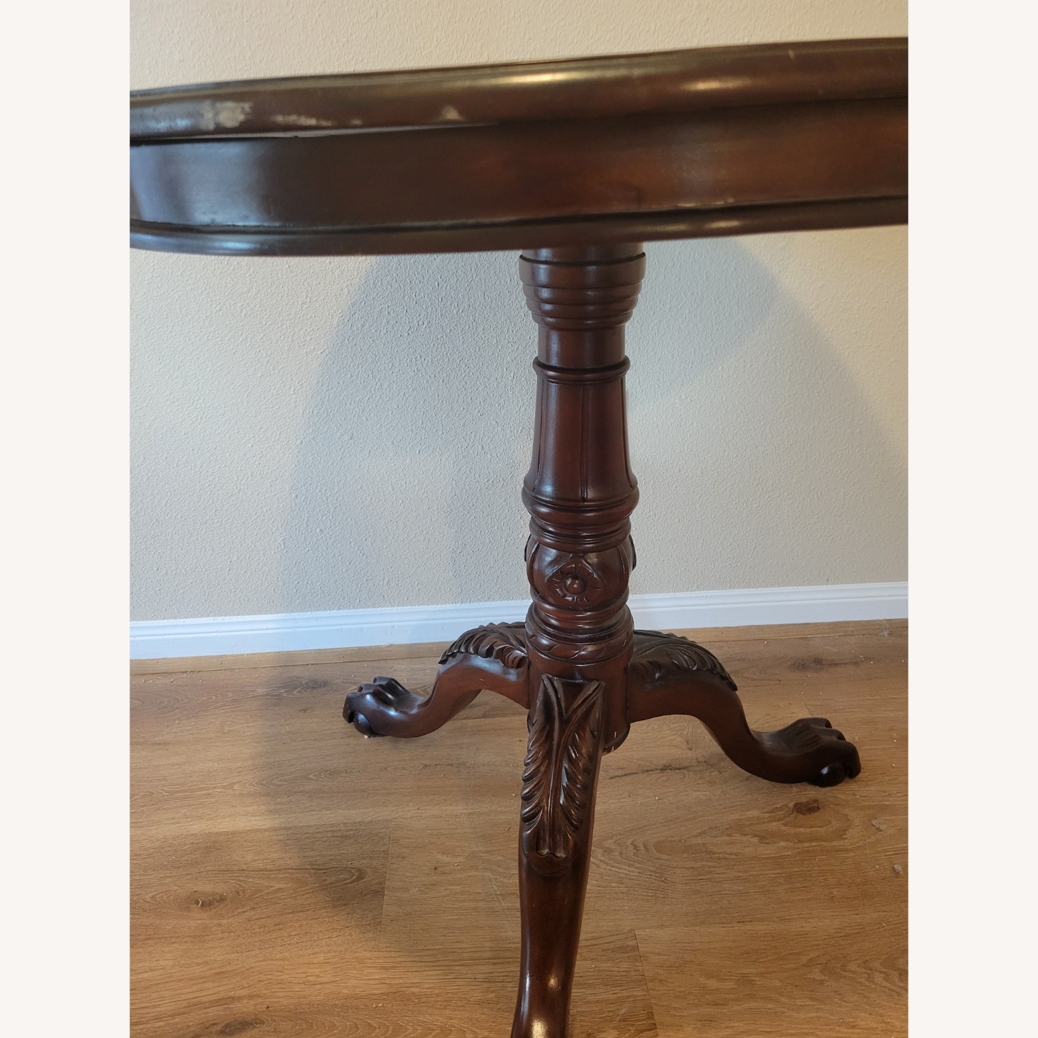 Vintage/Antique Finds Dark Brown Wood Dining Set - image-3