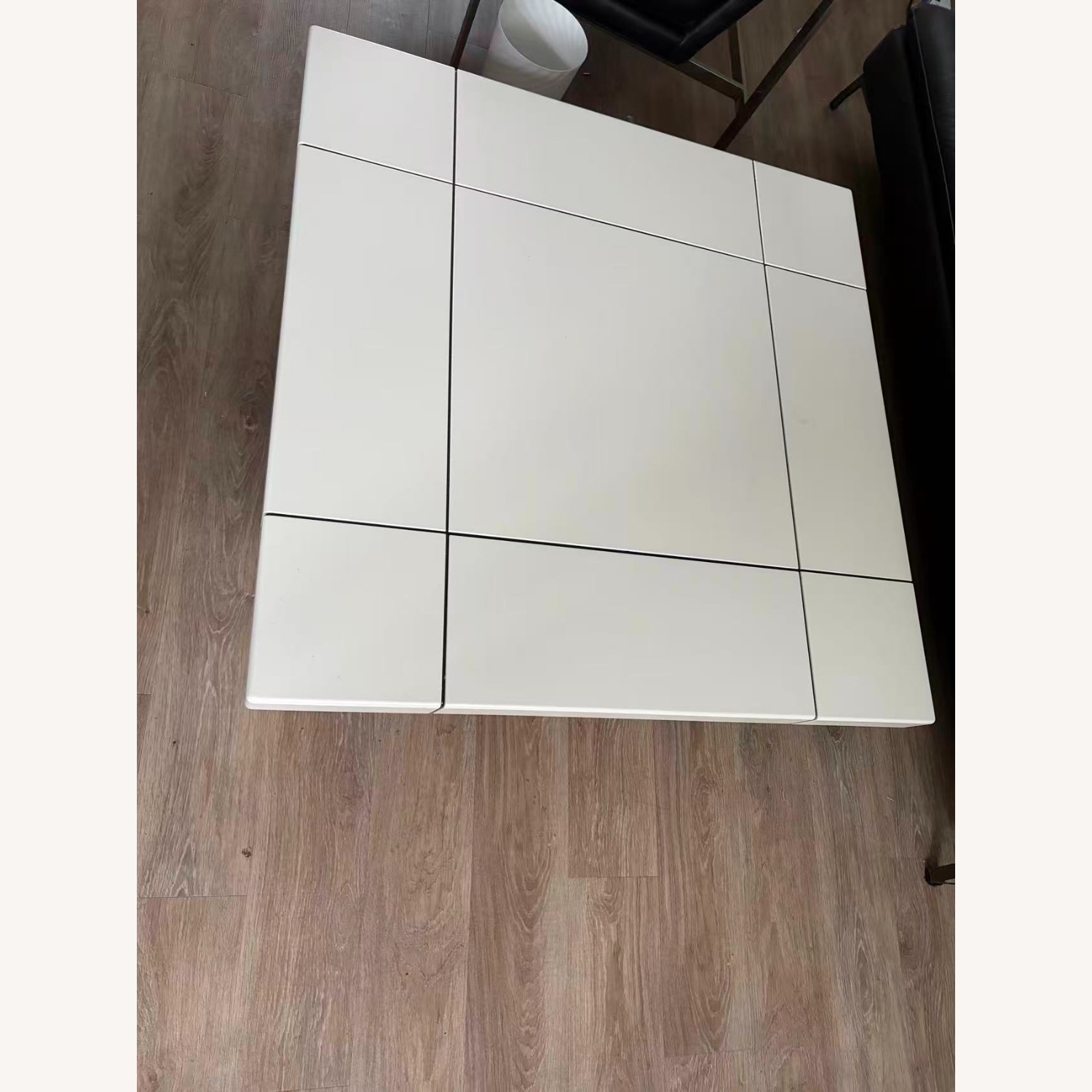 Roche Bobois LTB Square Cocktail Table, Tenax White - image-4