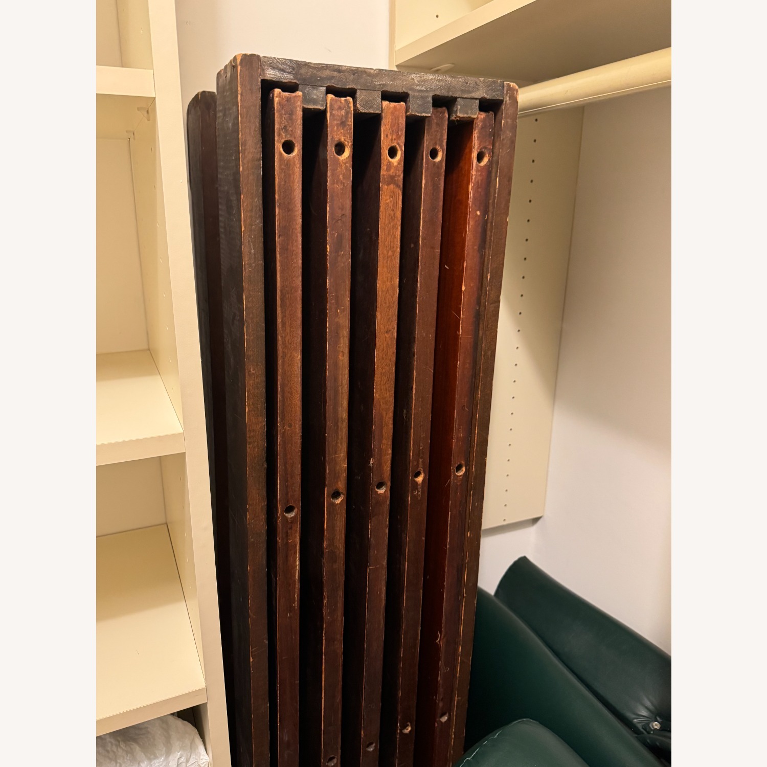 Antique Pedestal Round to Oval Dining Table - image-3