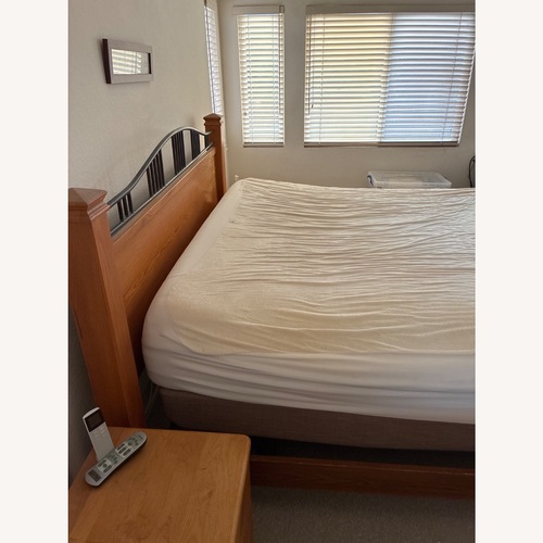 Used Sears Natural King Bed for sale on AptDeco