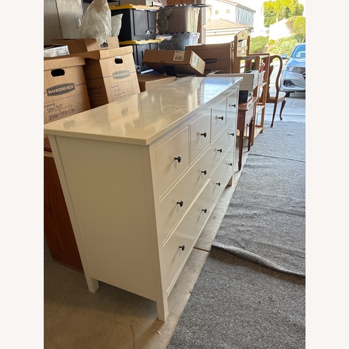 Used Sears White Wood Dresser for sale on AptDeco