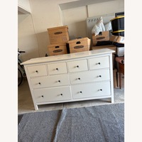 Sears White Wood Dresser