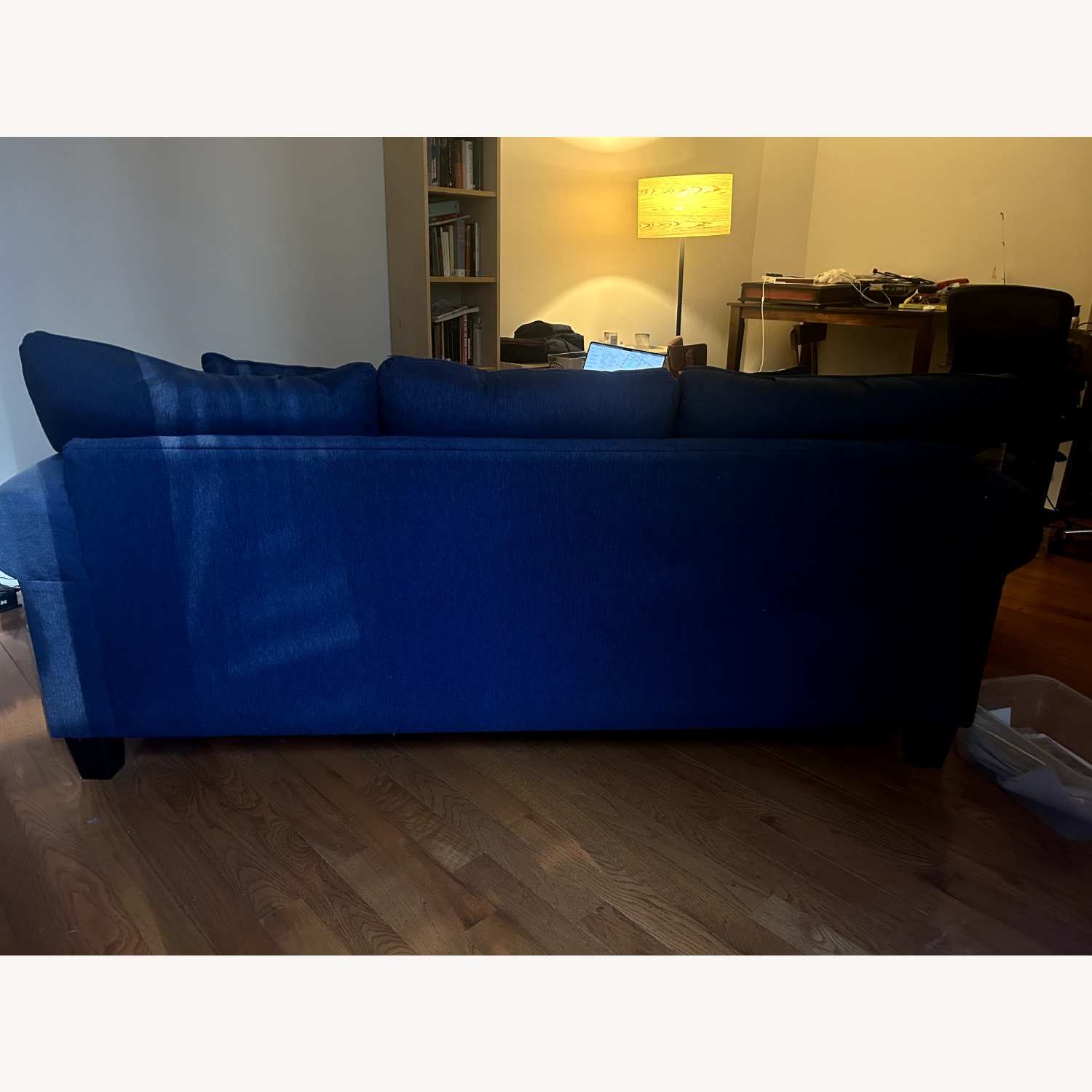Raymour & Flanigan Navy McKinley Sofa - image-2
