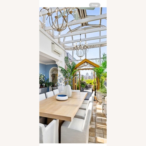 Used Niermann Weeks 9 Arm Italian Chandelier  for sale on AptDeco