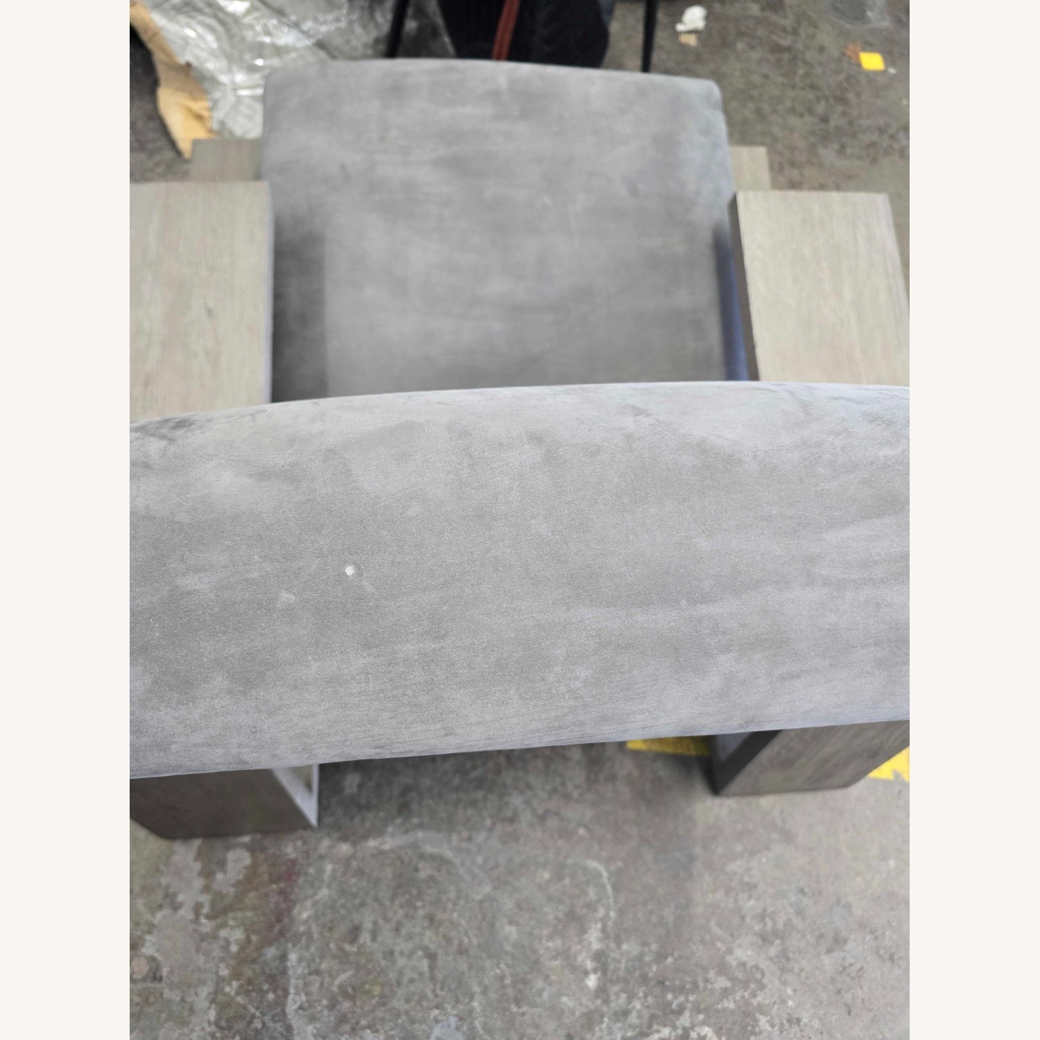 Restoration Hardware Light Gray Accent Chair - image-9