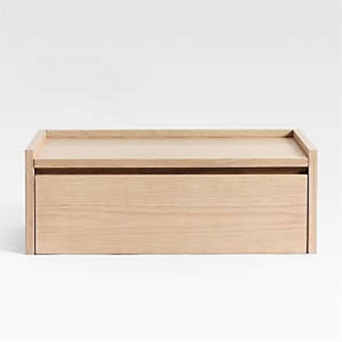 Used Crate & Barrel Batten Natural Side Tables for sale on AptDeco