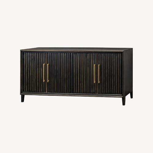 Used Riley Black Wood Sideboard for sale on AptDeco