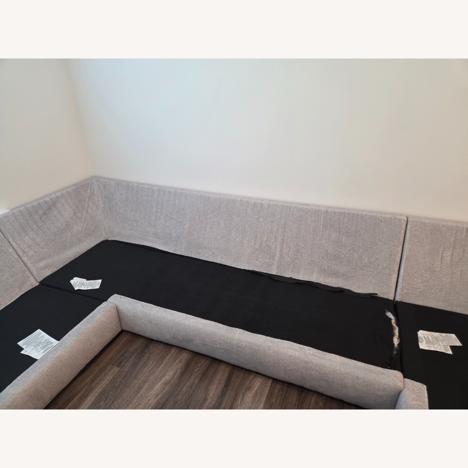 Rooms To Go  Light Gray Fabric 3+ Piece Sectional - image-7