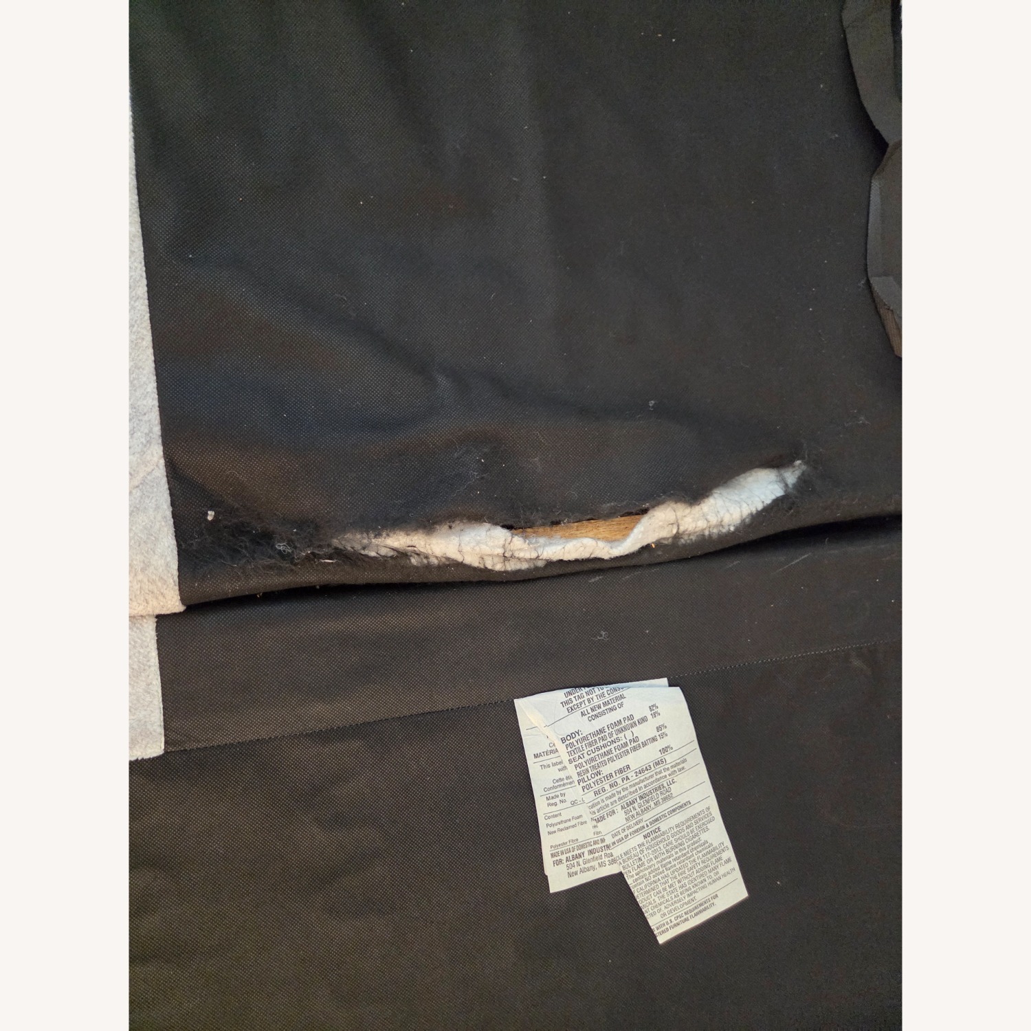 Rooms To Go  Light Gray Fabric 3+ Piece Sectional - image-4