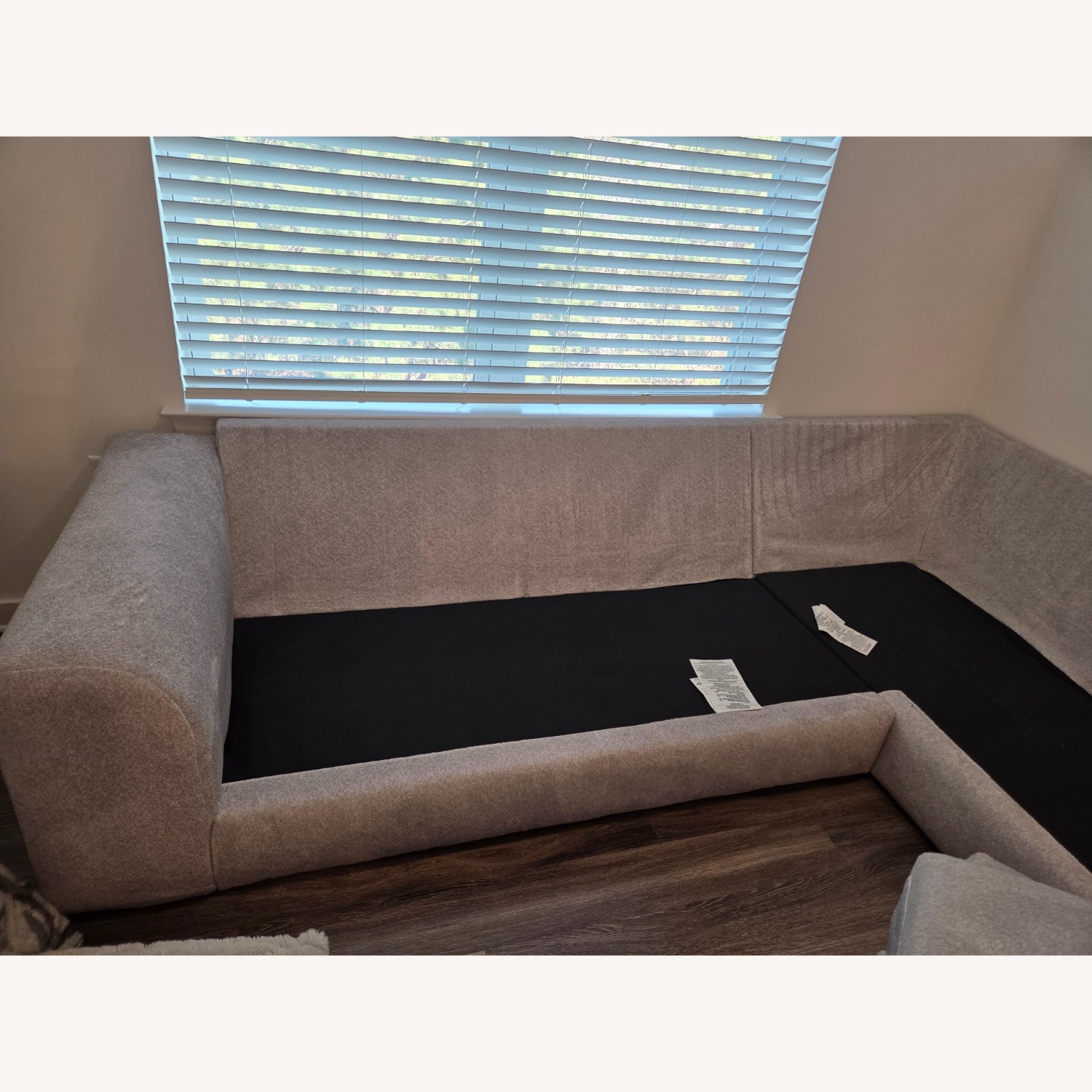 Rooms To Go  Light Gray Fabric 3+ Piece Sectional - image-6