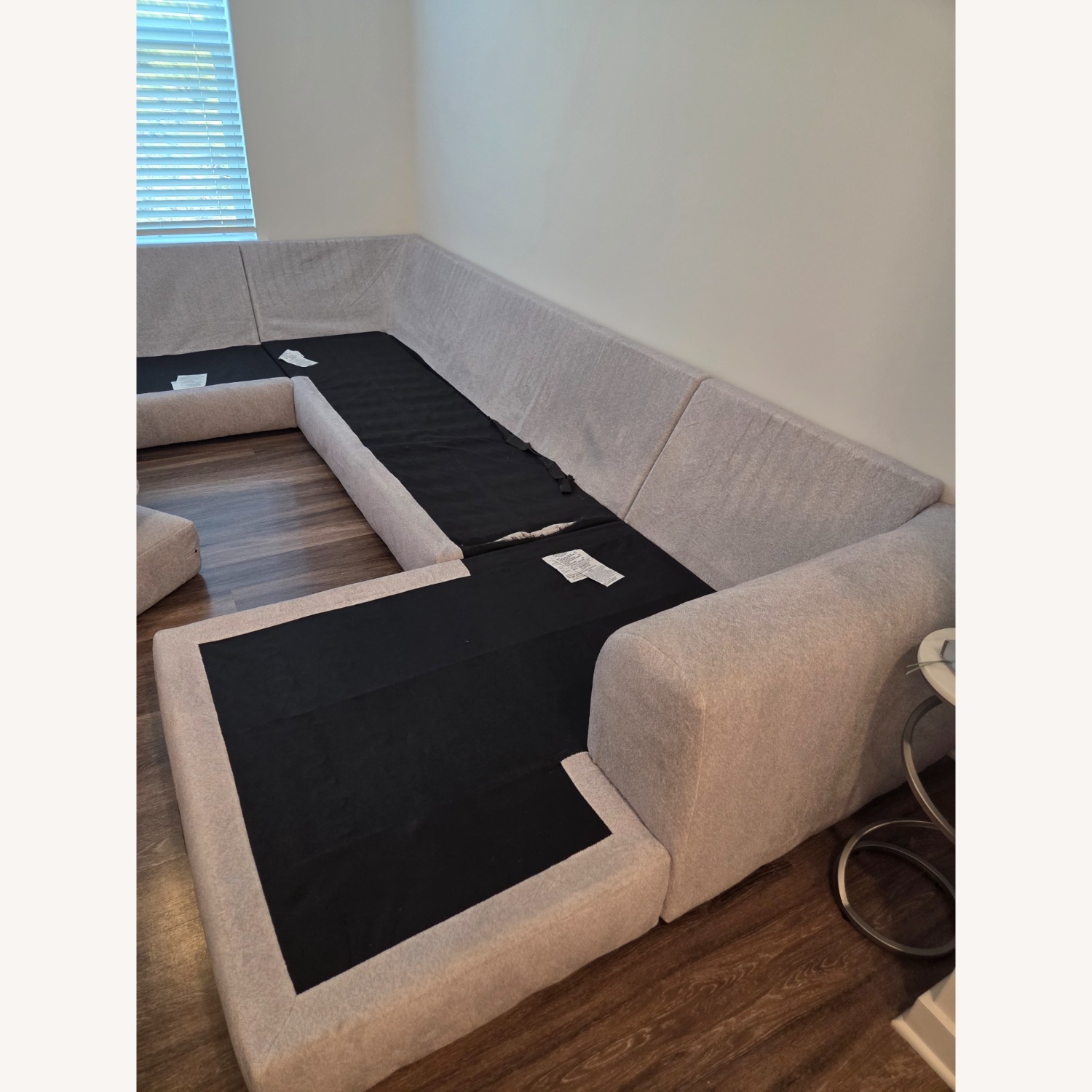 Rooms To Go  Light Gray Fabric 3+ Piece Sectional - image-5