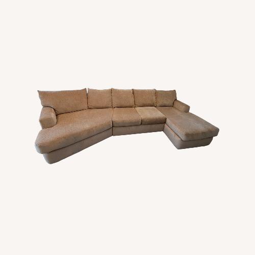 Used KFI Seating Natural Fabric 3+ Piece Sectional for sale on AptDeco