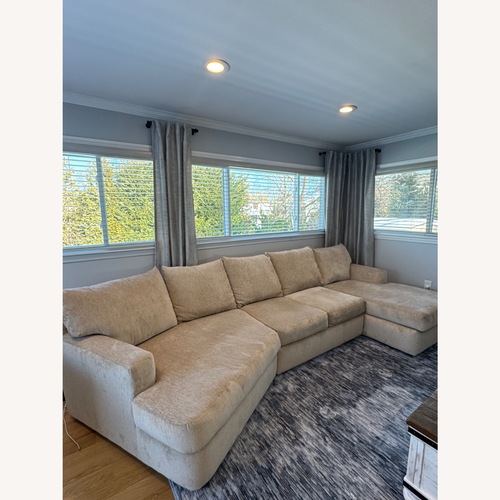 Used KFI Seating Natural Fabric 3+ Piece Sectional for sale on AptDeco