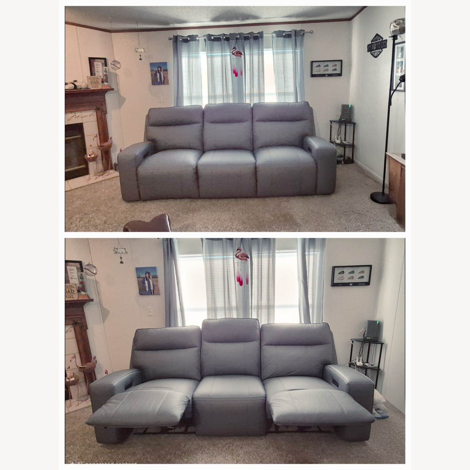 Ranger ll Blue Steel Power Sofa - image-1