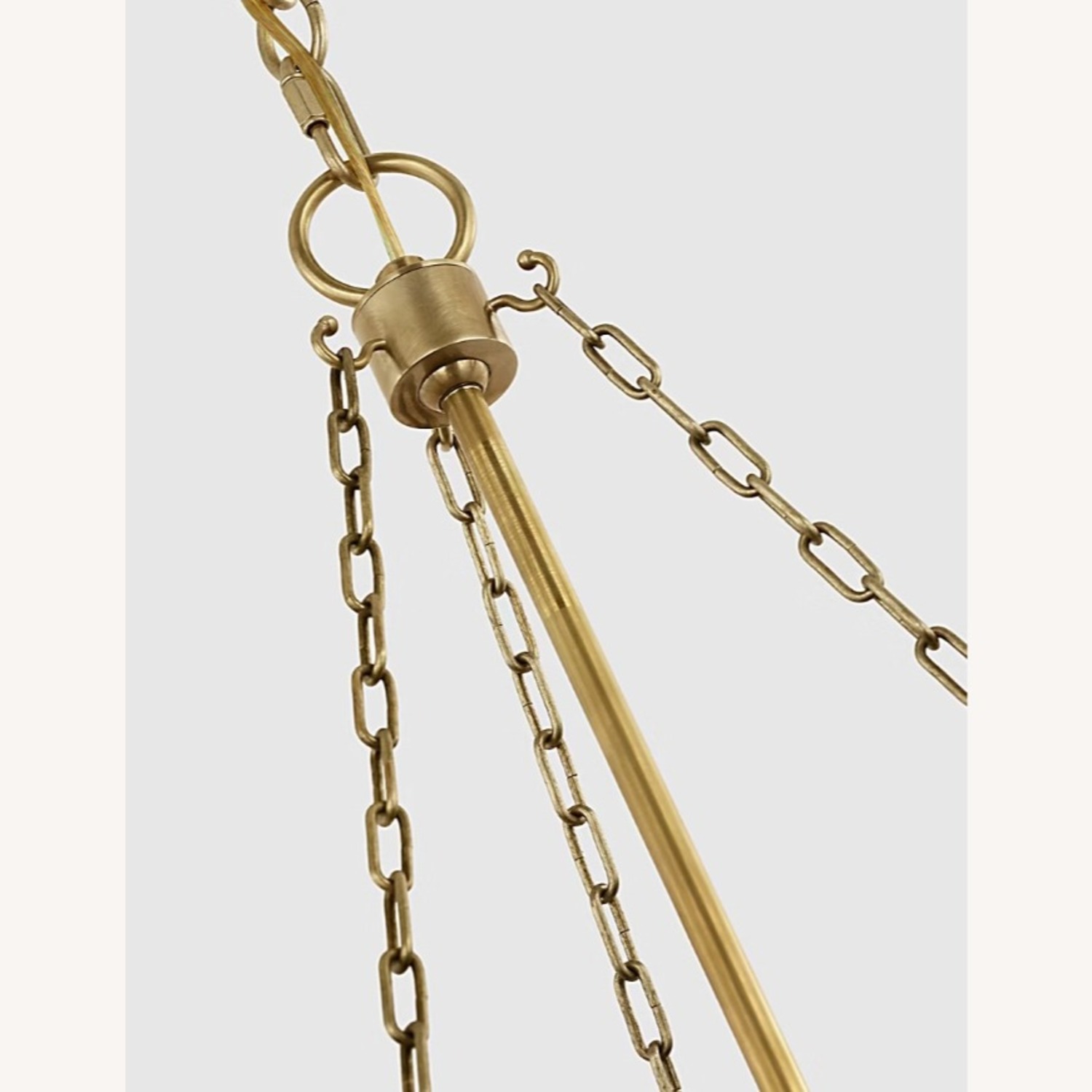 Visual Comfort Woven Hanging Shade Ceiling Light - image-5