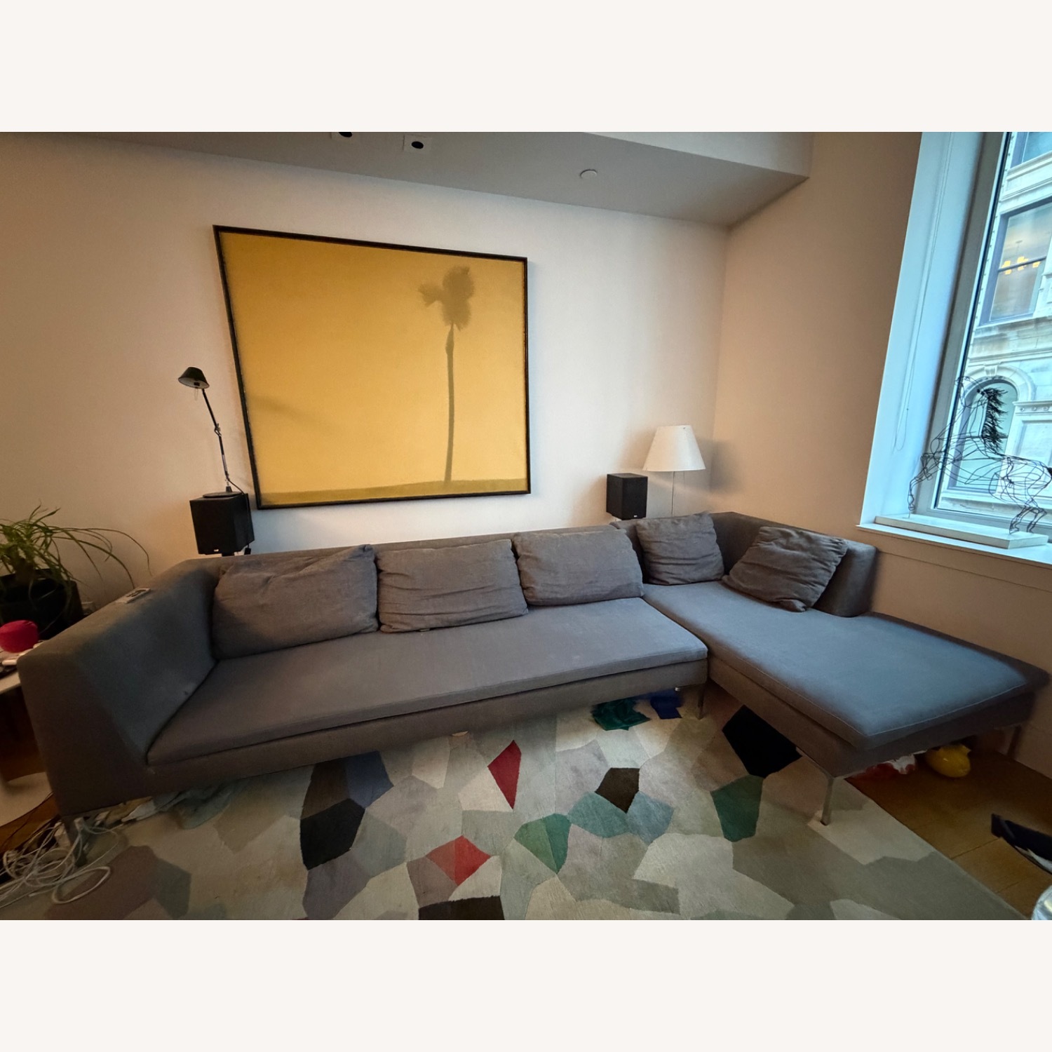 Light Gray 2 Piece Sectional - image-0