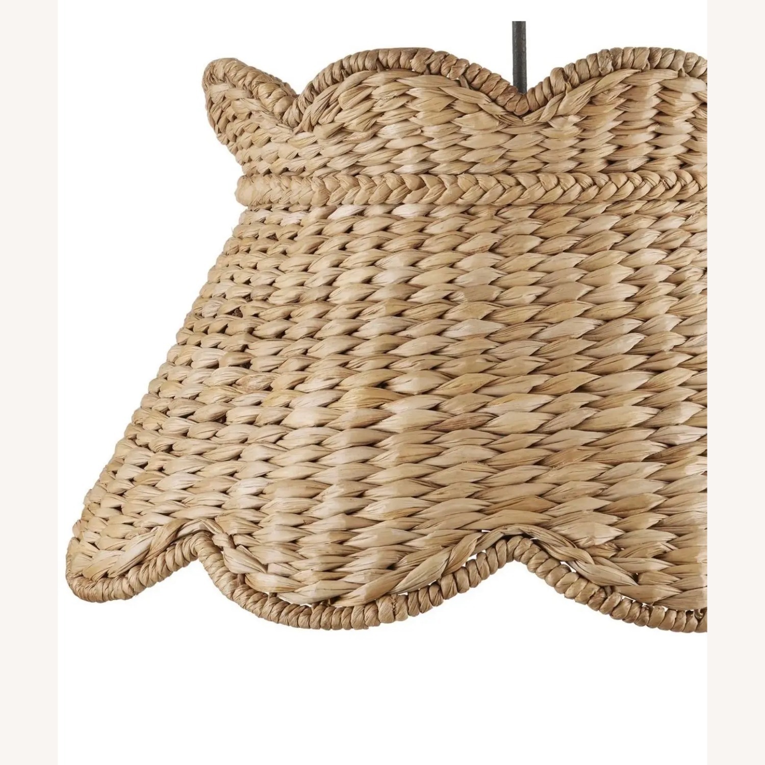 Currey and Company Large Woven Pendant Chandelier - image-1