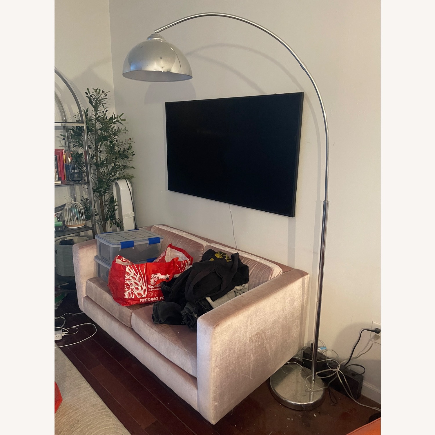 Target Silver Floor Lamp - image-1