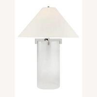 Visual Comfort Crystal/Polished Nickel Table Lamps
