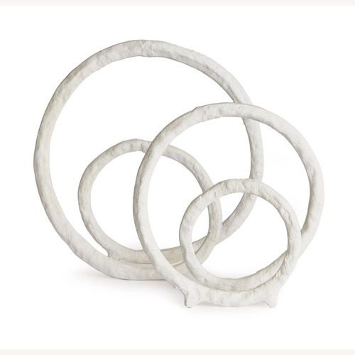 Used Napa Home & Garden White Eldon Sculptures (Set) for sale on AptDeco