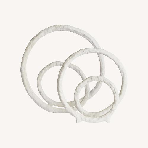 Used Napa Home & Garden White Eldon Sculptures (Set) for sale on AptDeco