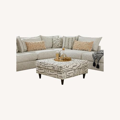 Used Jordan's Furniture Light Gray 3+ Piece Sectional for sale on AptDeco