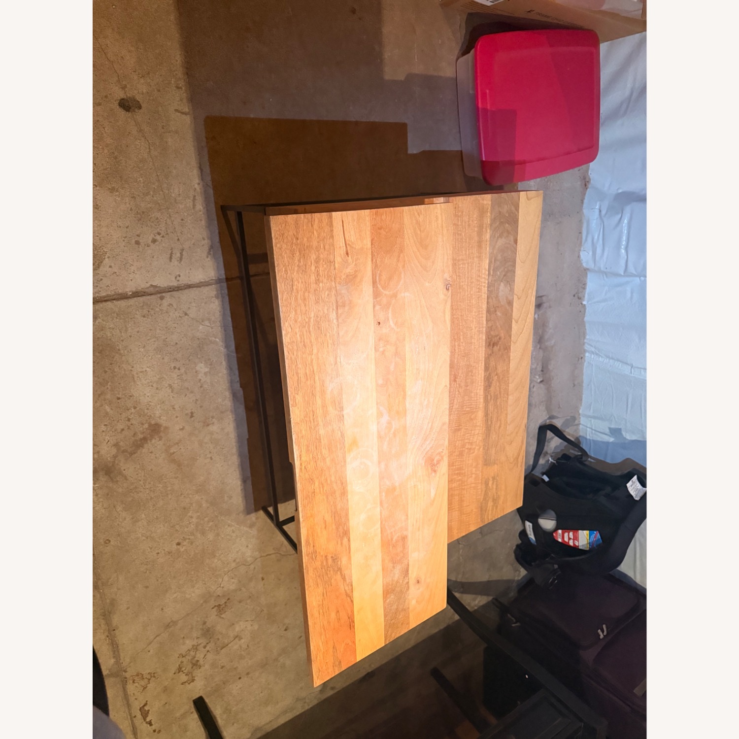 West Elm Industrial Storage Pull Up Coffee Table - image-3