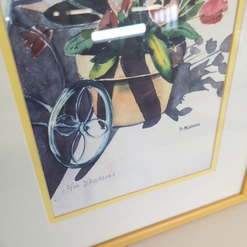 Used Diana Madaras Signed Limited Edition Floral Print for sale on AptDeco