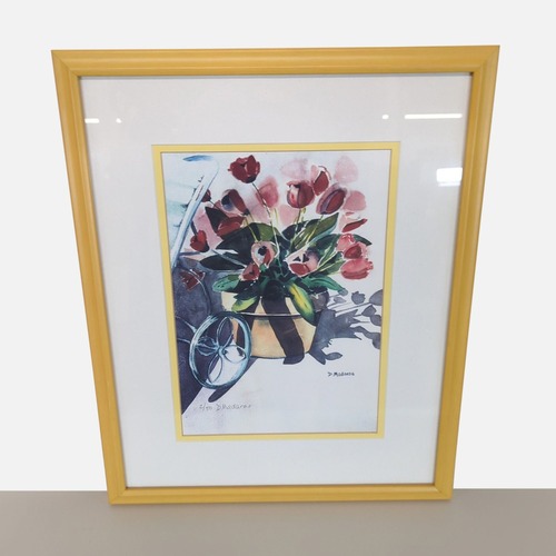 Used Diana Madaras Signed Limited Edition Floral Print for sale on AptDeco