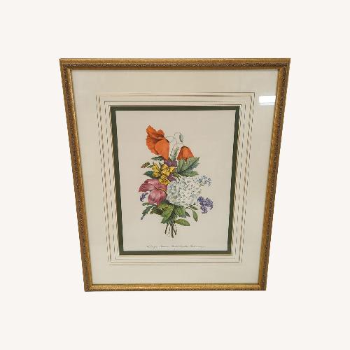 Used Framed Floral Print - ‚Heliotrope Anemones for sale on AptDeco