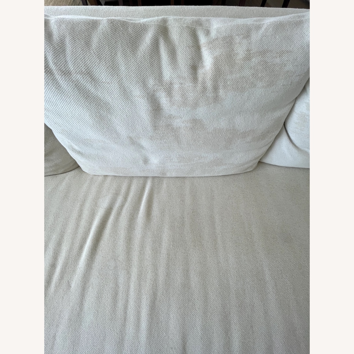 HD Buttercup White Fabric 3+ Seater Sofa - image-1