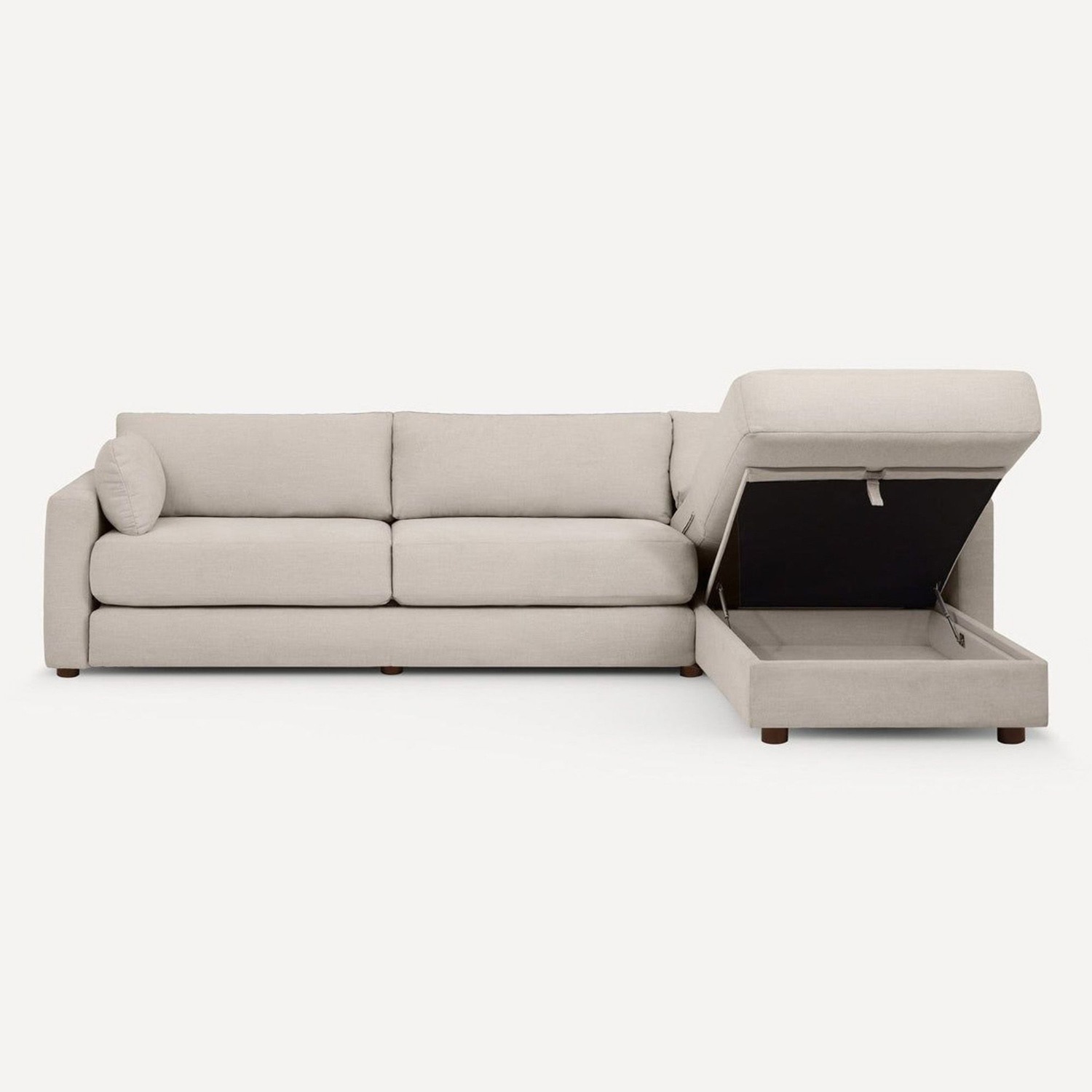 Burrow Span Sleeper Sofa with Storage Chaise - image-3