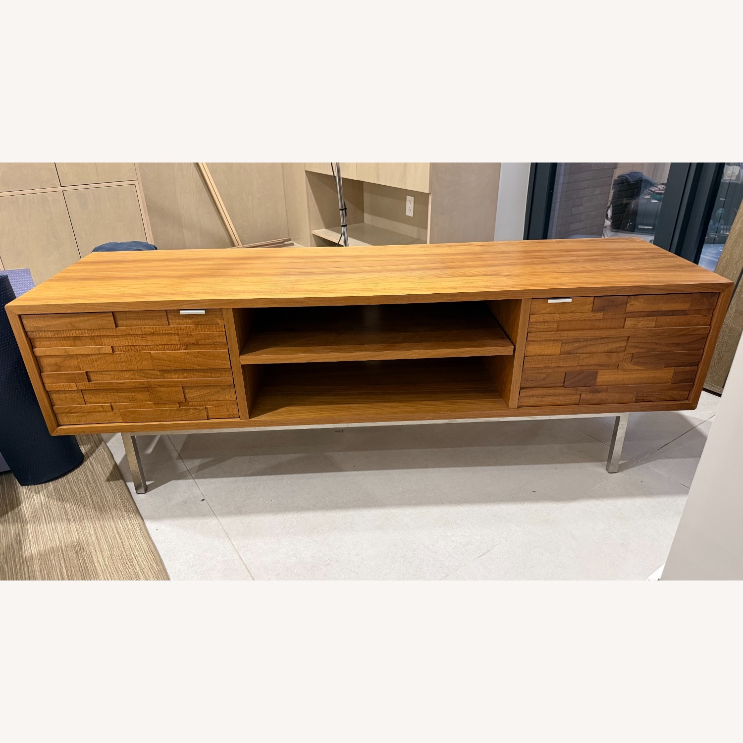 Room & Board Innes Light Brown Wood Media Storage - image-1