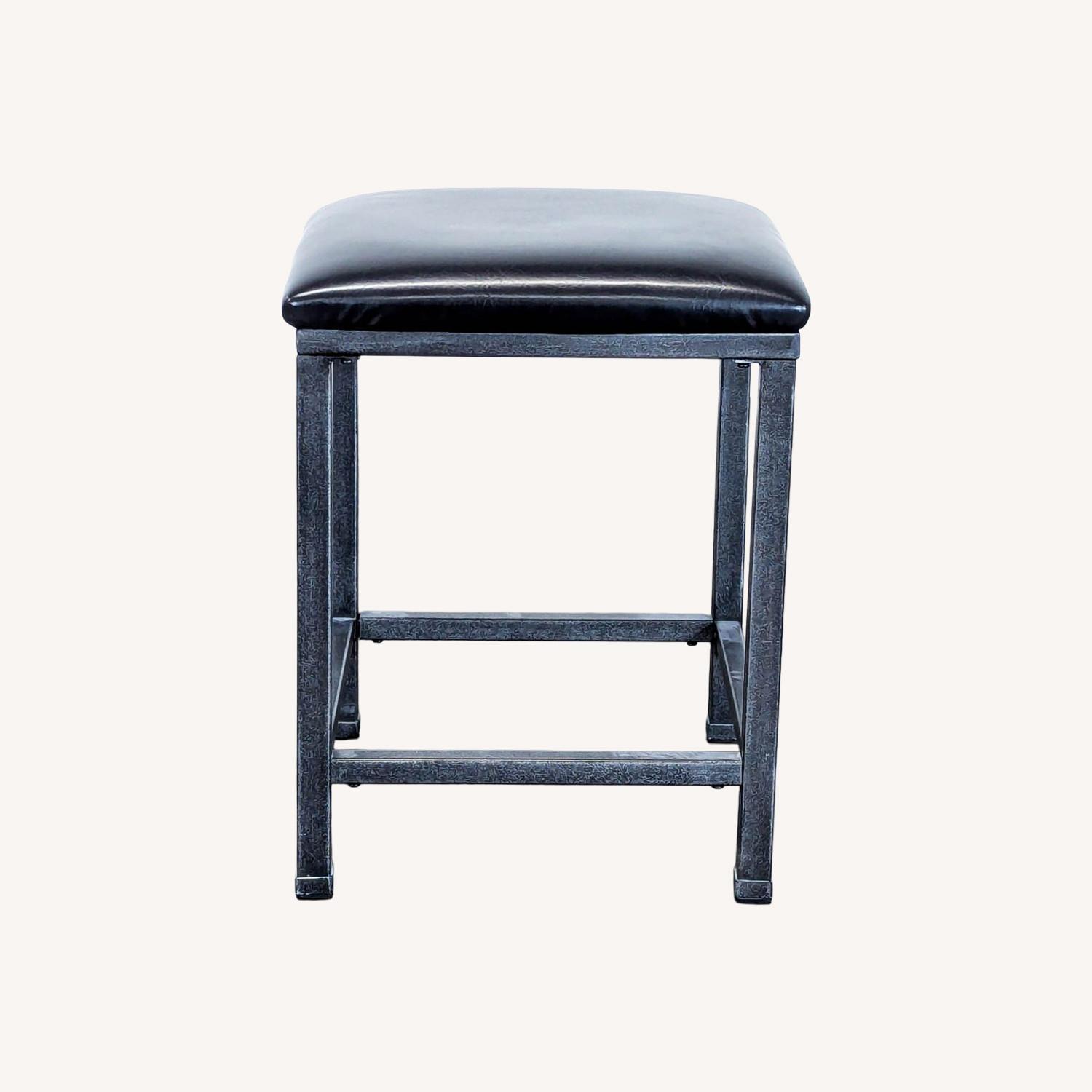 Metal Stool with Padded Seat - image-7