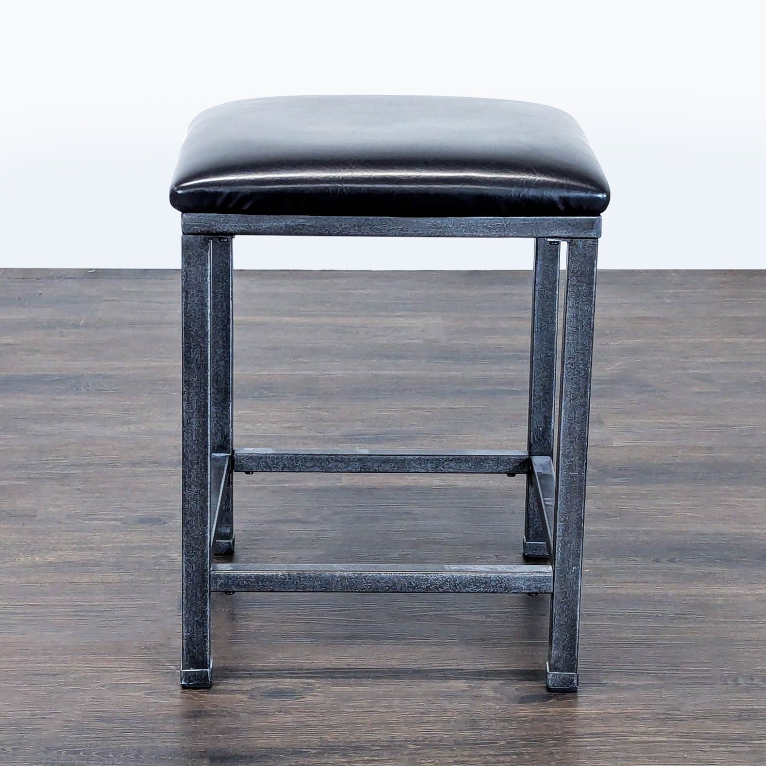 Metal Stool with Padded Seat - image-5