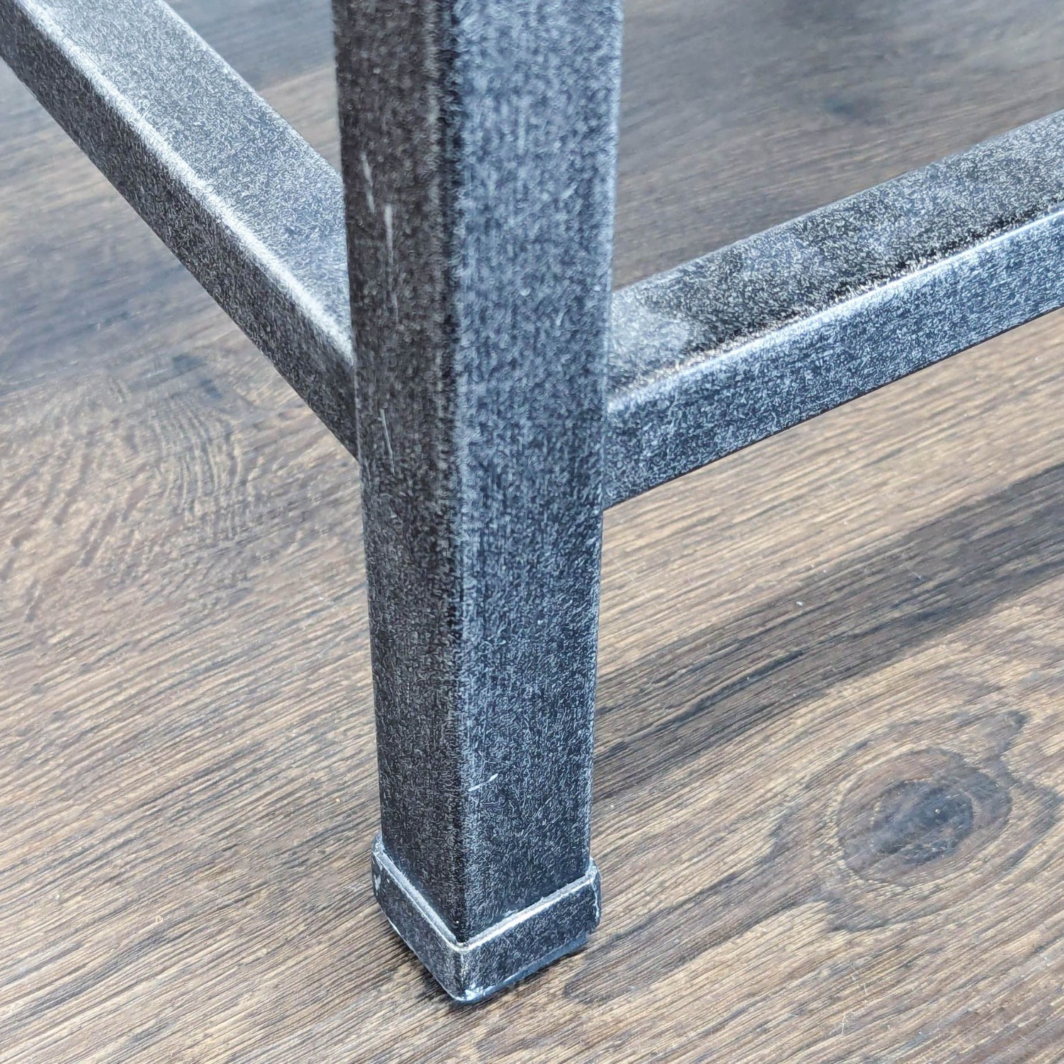 Metal Stool with Padded Seat - image-4