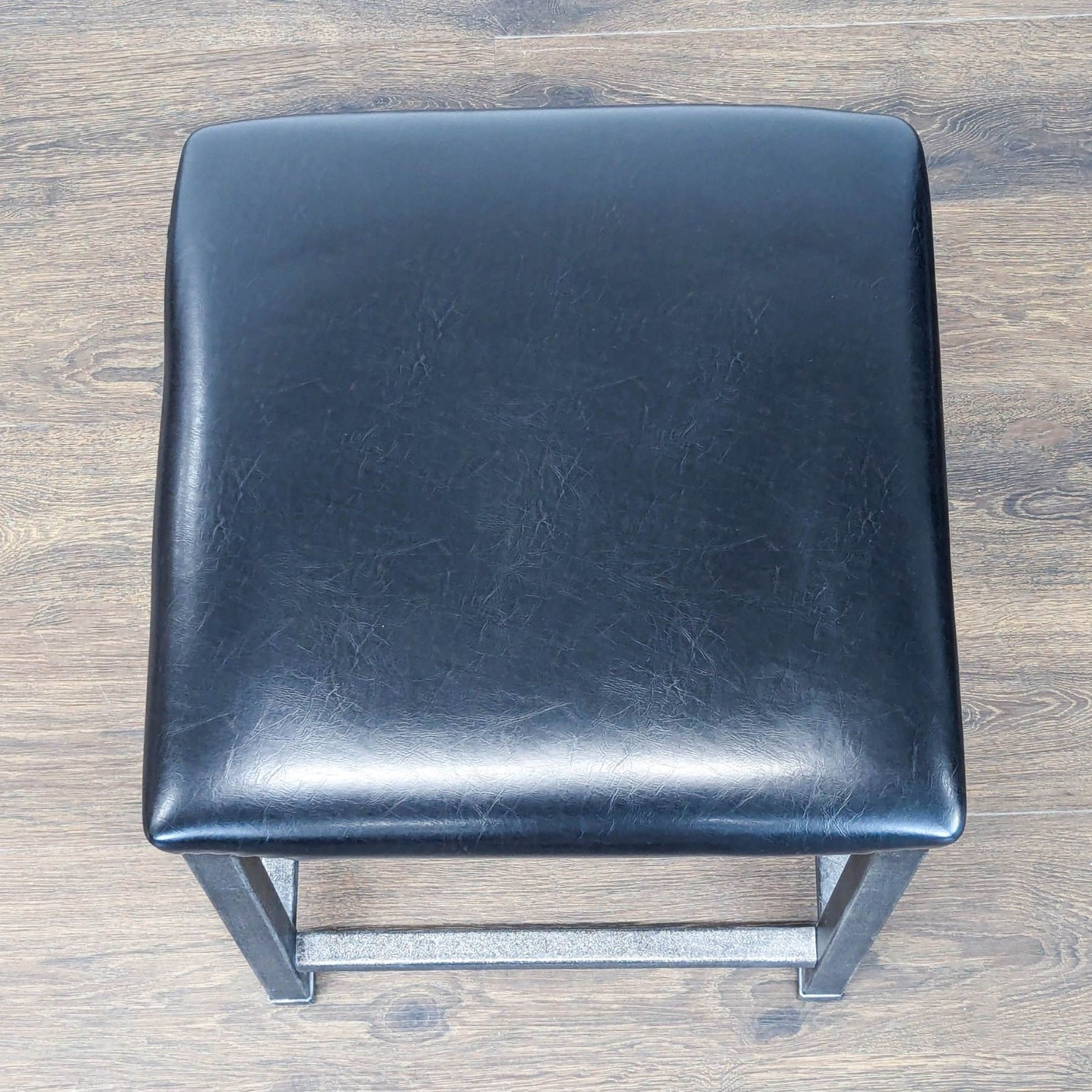 Metal Stool with Padded Seat - image-3
