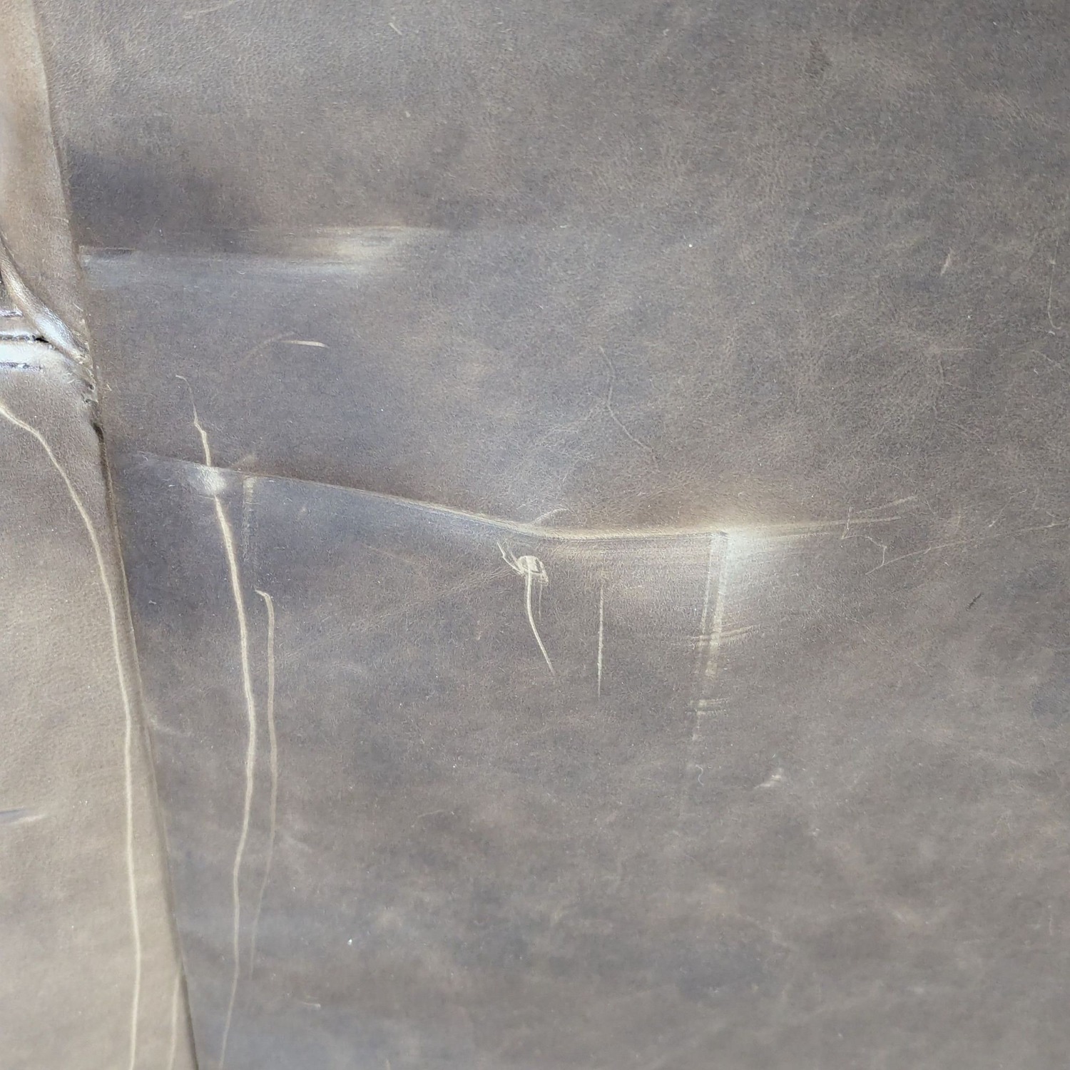 Restoration Hardware Maxwell Brown Leather Sectional - image-7