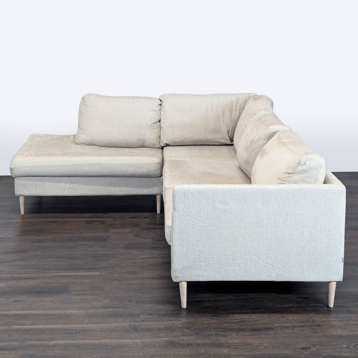 BoConcept Cream Sectional Sofa with Chaise - image-4